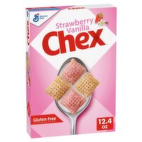Chex Strawberry Vanilla Sweetened Rice Cereal, 12.4 oz