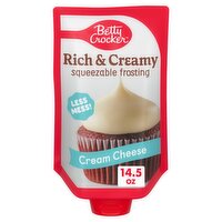 Betty Crocker Rich & Creamy Cream Cheese Squeezable Frosting, 14.5 oz