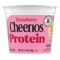 General Mills Cheerios Protein Strawberry Sweetened Oat and Pea Protein Cereal, 1.4 oz