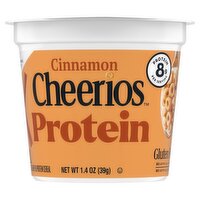 General Mills Cheerios Protein Cinnamon Sweetened Oat and Pea Protein Cereal, 1.4 oz, 1.4 Ounce