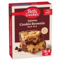 Betty Crocker Supreme Cookie Brownie Bar Mix, 16.4 oz