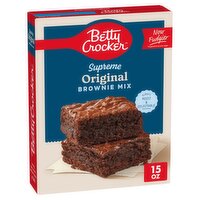 Betty Crocker Supreme Original Brownie Mix, 15 oz