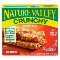 Nature Valley Crunchy Cinnamon Granola Bars, 1.49 oz, 6 count