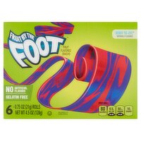 Fruit by the Foot Berry Tie-Dye Fruit Flavored Snacks, 0.75 oz, 6 count