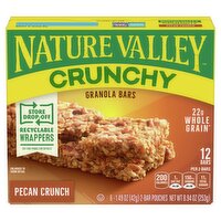 Nature Valley Pecan Crunch Crunchy Granola Bars, 1.49 oz, 6 count, 8.94 Ounce