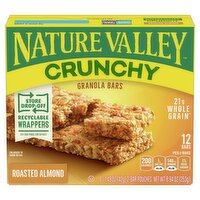 Nature Valley Crunchy Roasted Almond Granola Bars, 1.49 oz, 6 count