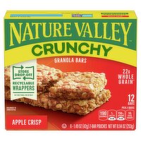 Nature Valley Crunchy Apple Crisp Granola Bars, 1.49 oz, 6 count