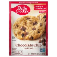 Betty Crocker Chocolate Chip Cookie Mix, 17.5 oz, 17.5 Ounce