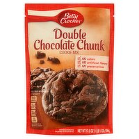 Betty Crocker Double Chocolate Chunk Cookie Mix, 17.5 oz, 17.5 Ounce