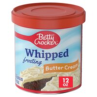 Betty Crocker Butter Cream Whipped Frosting, 12 oz