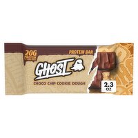 Ghost Choco Chip Cookie Dough Protein Bar, 2.3 oz