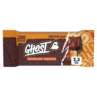 Ghost Chocolate Caramel Protein Bar, 2.3 oz