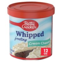 Betty Crocker Cream Cheese Whipped Frosting, 12 oz