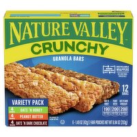 Nature Valley Crunchy Granola Bars Variety Pack, 1.49 oz, 6 count, 8.94 Ounce