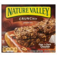 Nature Valley Crunchy Oats 'n Dark Chocolate Granola Bars, 1.49 oz, 6 count