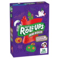 Fruit Roll-Ups Mini Rolls Screamin' Strawberry Fruit Flavored Snacks, 0.37 oz, 36 count