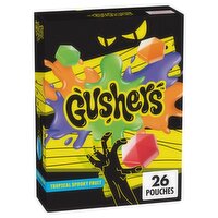 Gushers Tropical Spooky Fruit Flavored Snacks, 0.44 oz, 26 count