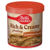 Betty Crocker Coconut Pecan Rich & Creamy Frosting, 15.5 oz, 15.5 Ounce