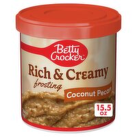 Betty Crocker Coconut Pecan Rich & Creamy Frosting, 15.5 oz
