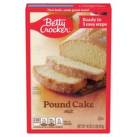 Betty Crocker Pound Cake Mix, 16 oz, 16 Ounce