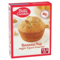 Betty Crocker Banana Nut Muffin & Quick Bread Mix, 12.3 oz