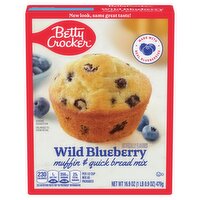 Betty Crocker Wild Blueberry Muffin & Quick Bread Mix, 16.9 oz