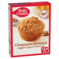Betty Crocker Cinnamon Streusel Muffin & Quick Bread Mix, 13.9 oz