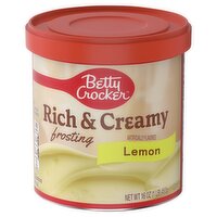 Betty Crocker Rich & Creamy Lemon Frosting, 16 oz