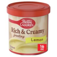 Betty Crocker Rich & Creamy Lemon Frosting, 16 oz