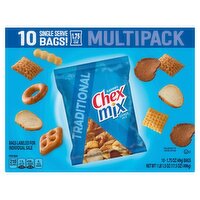 Chex Mix Traditional Savory Snack Mix Multipack, 1.75 oz, 10 count