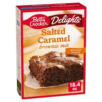 Betty Crocker Delights Salted Caramel Brownie Mix, 18.4 oz