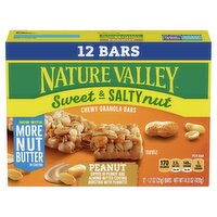 Nature Valley Sweet & Salty Peanut Chewy Granola Bars, 1.2 oz, 12 count, 14.8 Ounce