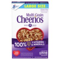 General Mills Cheerios Multi Grain Lightly Sweetened Cereal Large Size, 12 oz