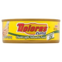 Dolores Chunk Light Yellowfin Tuna in Vegetable Oil, 5 oz