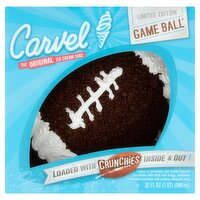 Carvel Game Ball The Original Ice Cream Cake Limited Edition, 32 fl oz, 32 Fluid ounce