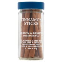 Morton & Bassett Cinnamon Sticks, 1.1 oz