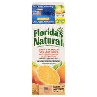 Florida's Natural Some Pulp 100% Premium Orange Juice, 52 fl oz, 52 Fluid ounce