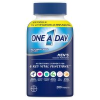 One A Day Men's Complete Multivitamin/Multimineral Supplement, 200 count, 200 Each