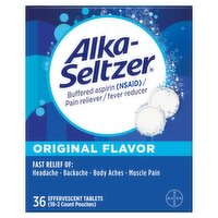 Alka-Seltzer Original Flavor Effervescent Tablets, 36 count