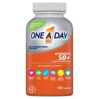 One A Day Women's 50+ Complete Multivitamin/Multimineral Supplement, 100 count