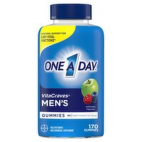 One A Day VitaCraves Men's Multivitamin/Multimineral Supplement, 170 count