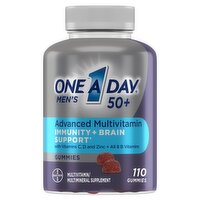 One A Day Advanced Immunity + Brain Support Multivitamin/Multimineral Supplement, 110 count