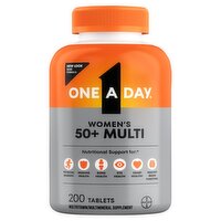 One A Day Women's 50+ Multivitamin/Multimineral Supplement, 200 Count