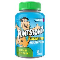 Flintstones Natural Raspberry Flavor Sugar Free Multivitamin Dietary Supplement, 60 count