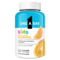 One A Day Kids Orange Multi with Probiotic Dietary Supplement, 60 count