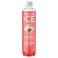 Sparkling Ice Strawberry Lemonade Flavored Sparkling Water, 17 fl oz