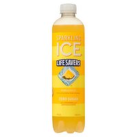 Sparkling Ice Life Savers Zero Sugar Pineapple Flavored Sparkling Water Beverage, 17 fl oz