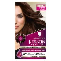 Schwarzkopf Keratin Color 4.6 Intense Cocoa Permanent Haircolor, 1 application