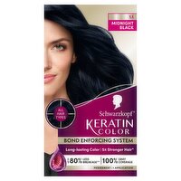 Schwarzkopf Keratin Color 1.1 Midnight Black Permanent Haircolor, 1 application