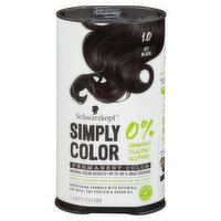 Schwarzkopf Simply Color 1.0 Jet Black Permanent Hair Color, 1 application